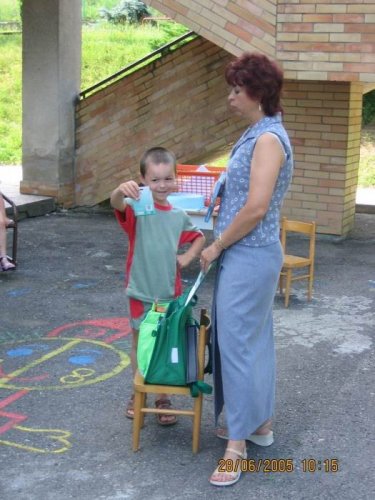 Loučení dětí z MŠ - 28.6.2005